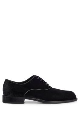 Italian Oxford shoes velvet with leather sole