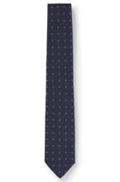 Cravate en jacquard de soie à motif moderne