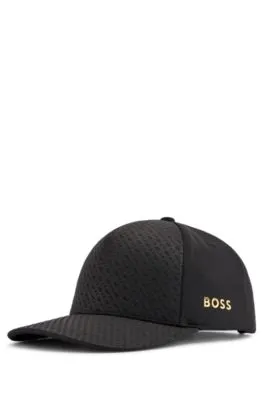 black and gold cap