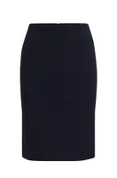 Jupe crayon Slim Fit en laine vierge