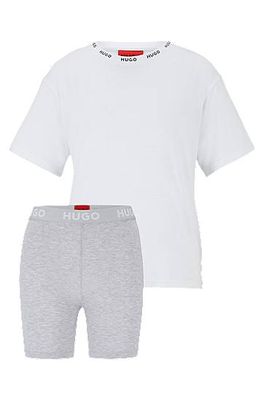 Pyjama Relaxed Fit à logos