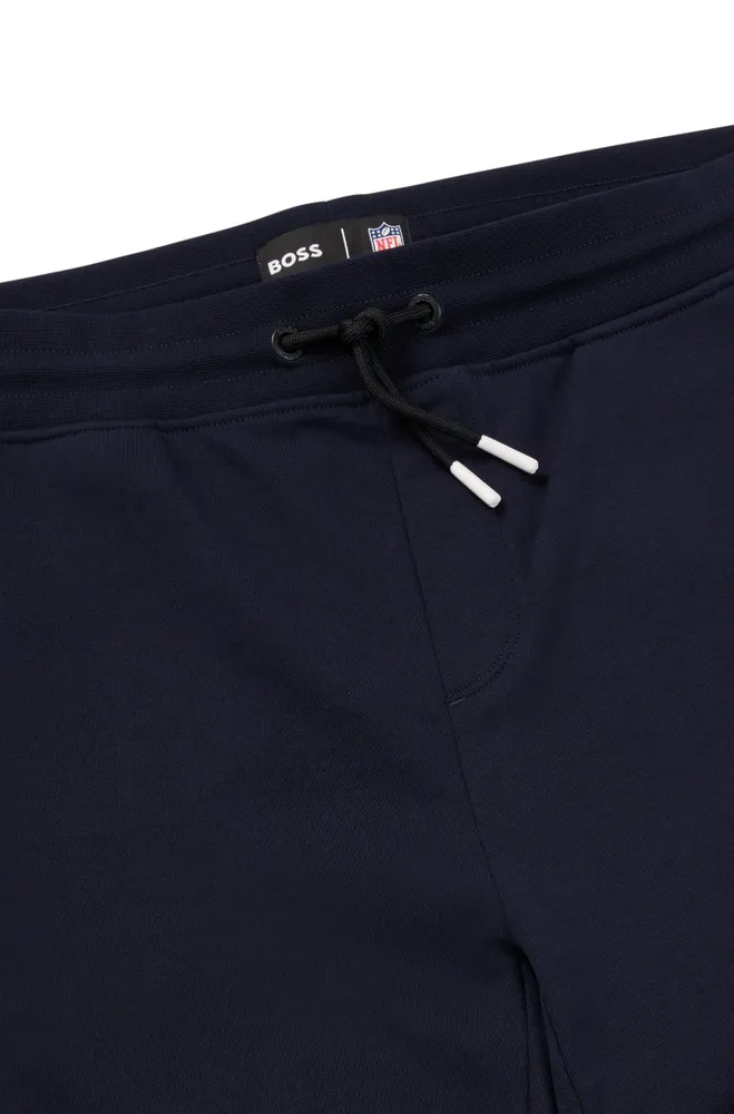 BOSS - BOSS x NFL cotton-terry shorts with collaborative branding