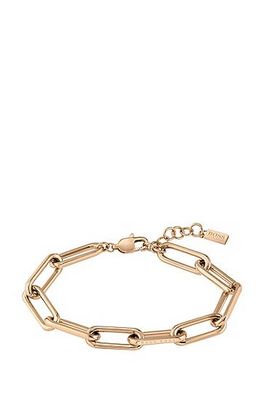 Bracelet doré à maillons tubulaires