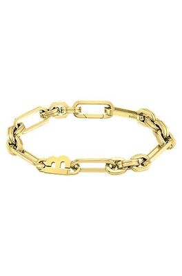 Bracelet à maillons effet doré et détail lettre « B »