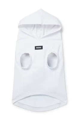 Sweat à capuche de plage pour chien en coton imprimé palmier