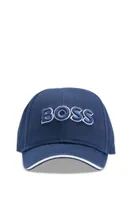 Casquette en twill de coton pour enfant, avec logo relief
