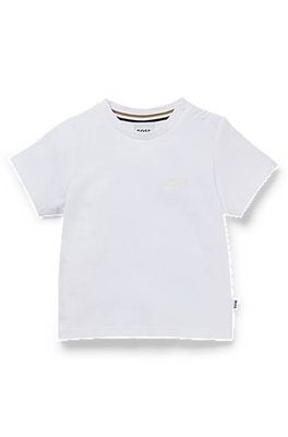 T-shirt pour enfant en jersey de coton à logo imprim