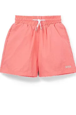 Short pour enfant à logo effet métallique