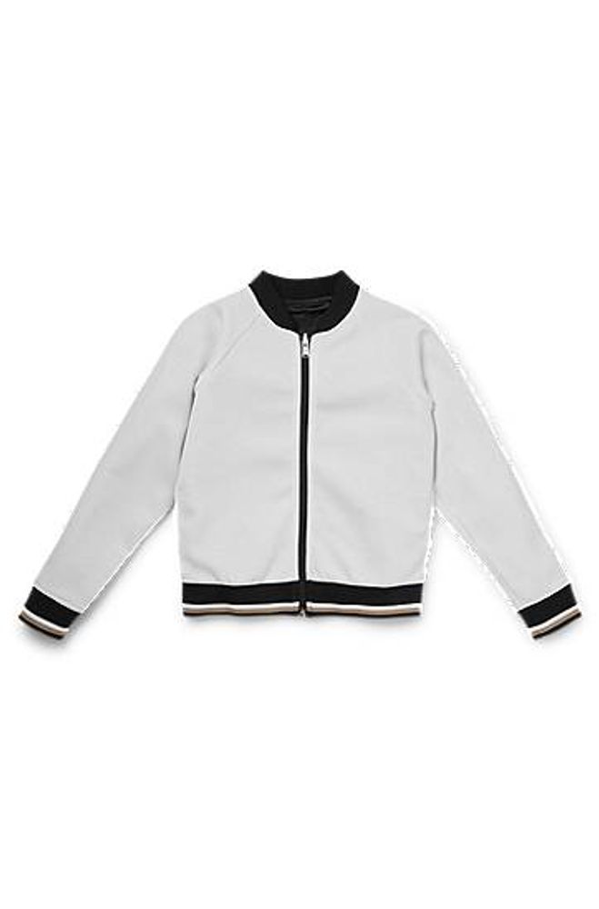 Cardigan zippé réversible avec logos pour enfant