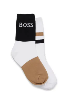 Lot de deux paires de chaussettes pour enfant