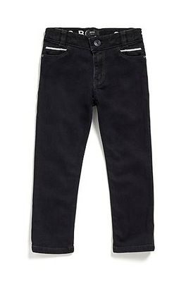 Jean Slim Fit pour enfant en denim stretch noir