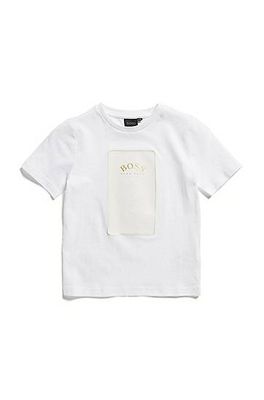 T-shirt en coton pour enfant, avec logo imprimé exclusif