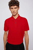 Regular-fit polo shirt with logo embroidery