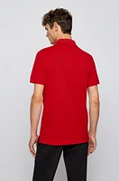 Regular-fit polo shirt with logo embroidery