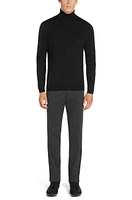 Regular-fit rollneck sweater extra-fine merino wool