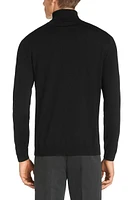 Regular-fit rollneck sweater extra-fine merino wool