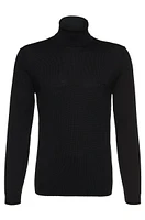 Regular-fit rollneck sweater extra-fine merino wool