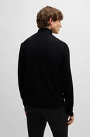 Regular-fit rollneck sweater extra-fine merino wool