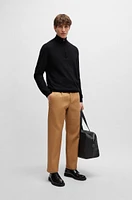 Slim-fit sweater extra-fine merino wool