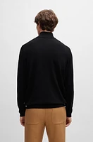 Slim-fit sweater extra-fine merino wool