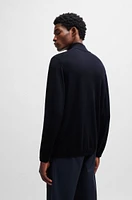 Slim-fit sweater extra-fine merino wool