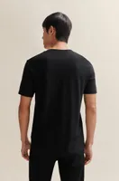 T-shirt with bubble-jacquard structure