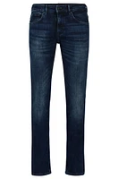 Extra-slim-fit jeans indigo super-stretch denim