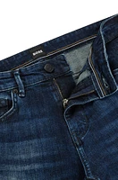 Extra-slim-fit jeans indigo super-stretch denim