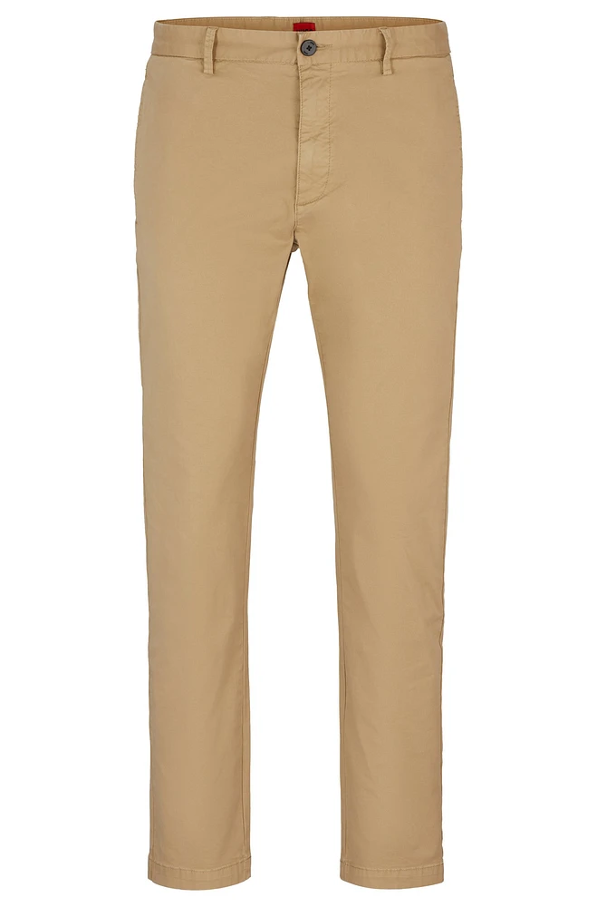 Slim-fit chinos stretch-cotton gabardine