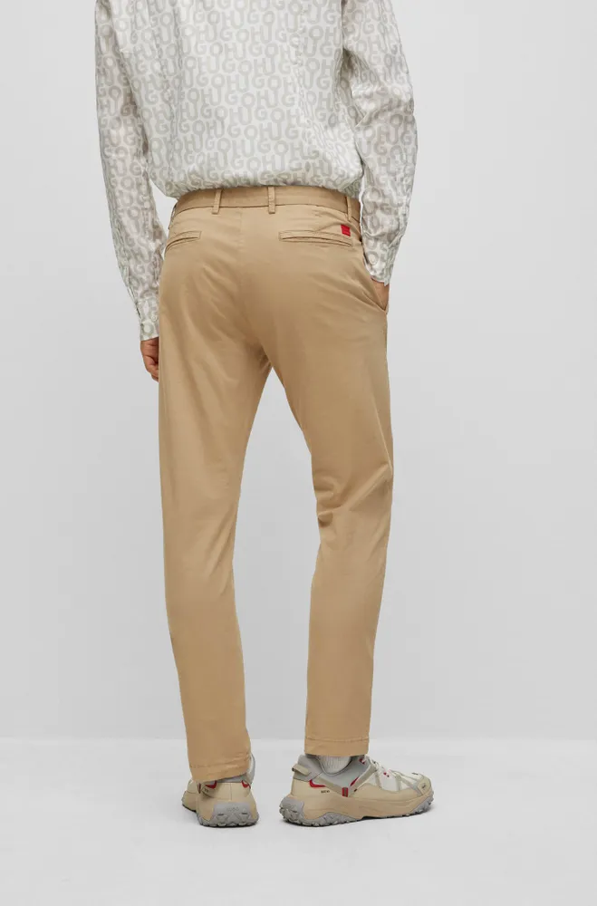 Slim-fit chinos stretch-cotton gabardine