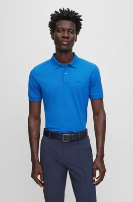 Pallas Regular-fit polo shirt cotton with embroidered logo