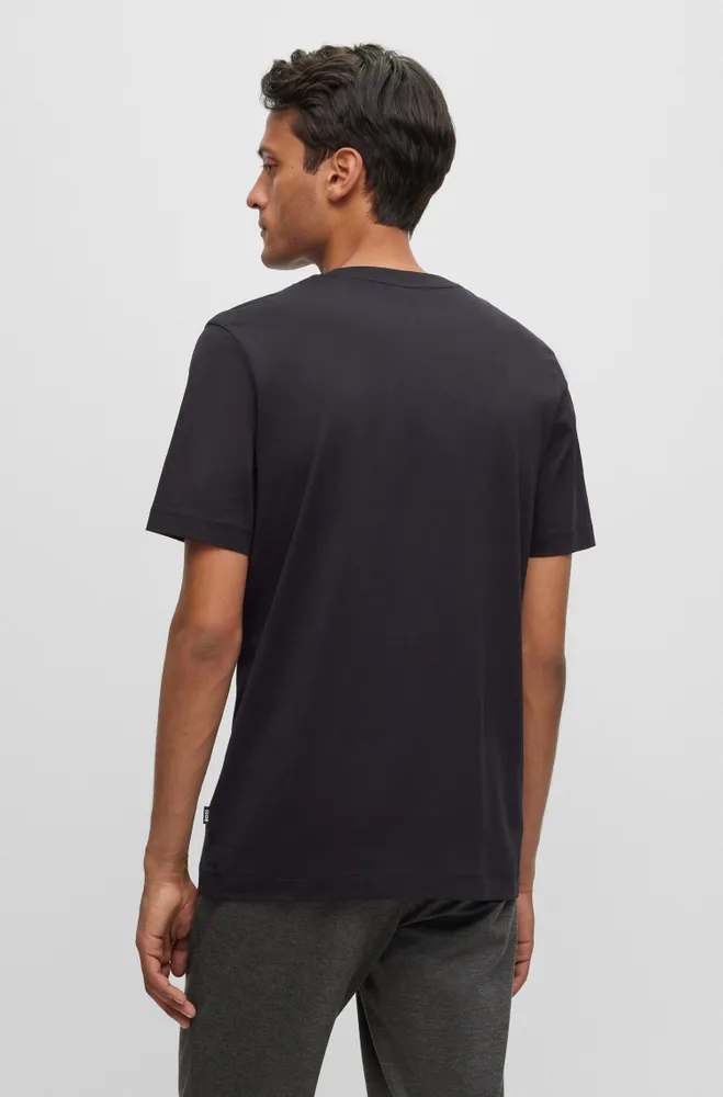 Cotton-jersey T-shirt a regular fit