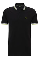 Cotton polo shirt with logo