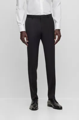 Formal trousers virgin-wool serge