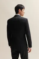 Tuxedo jacket virgin-wool serge