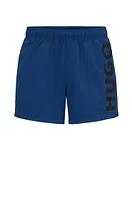 Swim shorts with logo print