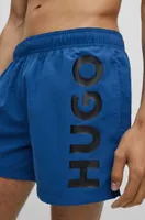 Swim shorts with logo print