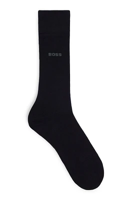 Regular-length socks with anti-bacterial finish