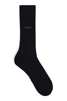 Regular-length socks with anti-bacterial finish