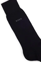 Regular-length socks with anti-bacterial finish