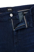 Slim-fit jeans dark-blue Italian super-soft denim