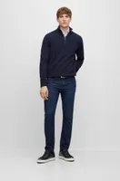 Slim-fit jeans dark-blue Italian super-soft denim