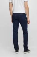 Slim-fit jeans dark-blue Italian super-soft denim