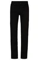 Regular-fit jeans black-black Italian denim