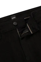 Regular-fit jeans black-black Italian denim