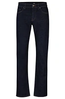 Regular-fit jeans dark-blue comfort-stretch denim