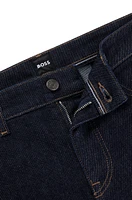 Regular-fit jeans dark-blue comfort-stretch denim