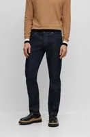 Regular-fit jeans dark-blue comfort-stretch denim