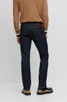 Regular-fit jeans dark-blue comfort-stretch denim