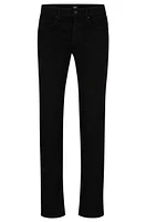 Slim-fit jeans black super-soft Italian denim